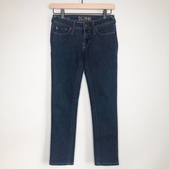 DL1961 Kate Slim Straight Twilight Dark Wash Jeans - Picture 2 of 10